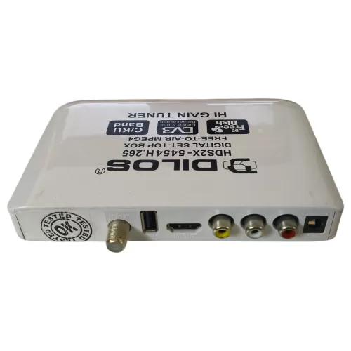 DILOS HDS2-5454 H.265 FREE - TO AIR MPEG 4 DIGITAL SET-TOP BOX