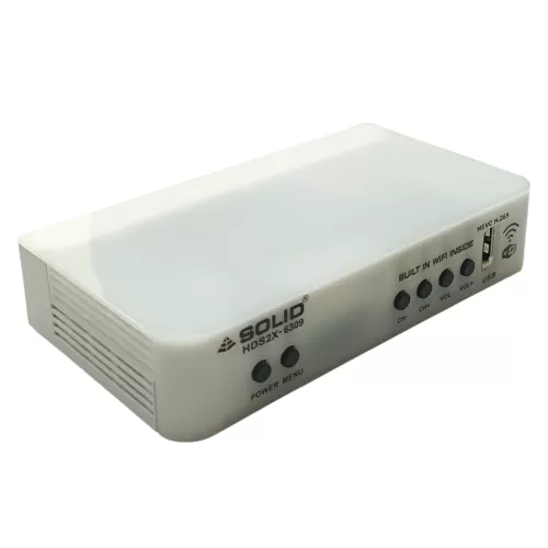 SOLID HDS2X-6309 FREE-TO-AIR MPEG4 HEVC H.265, DIGITAL SET-TOP BOX With Inbuilt Wifi