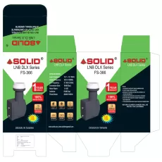 SOLID DLX FS-366 Series Universal Twin LNB