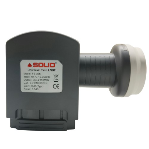 SOLID DLX FS-366 Series Universal Twin LNB