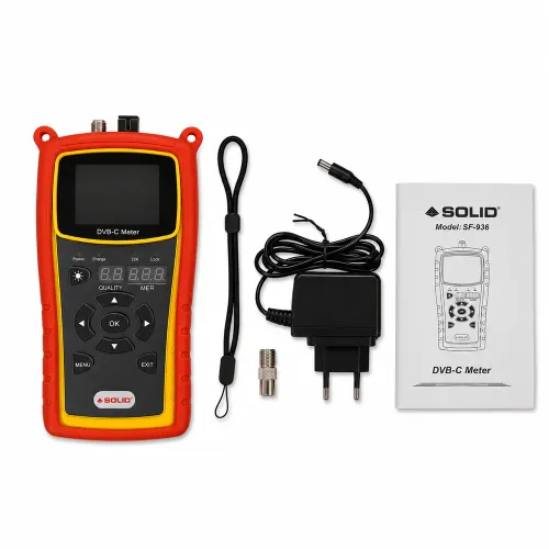 Solid SF-936 CABLE TV DB METER WITH FIBER TEST