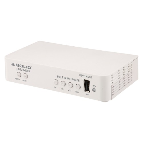 SOLID HDS2X-6309 FREE-TO-AIR MPEG4 HEVC H.265, DIGITAL SET-TOP BOX With Inbuilt Wifi