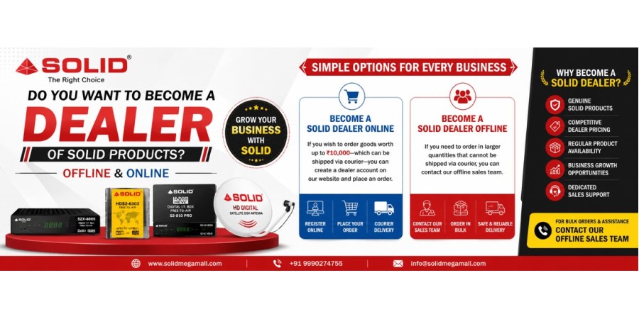 How to Become a Dealer of Solid Products – Online & Offline Dealer Registration Guide