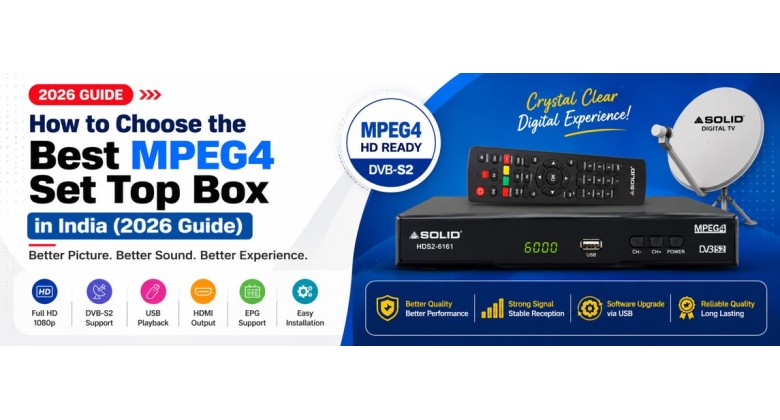 How to Choose the Best MPEG4 Set Top Box in India (2026 Guide)