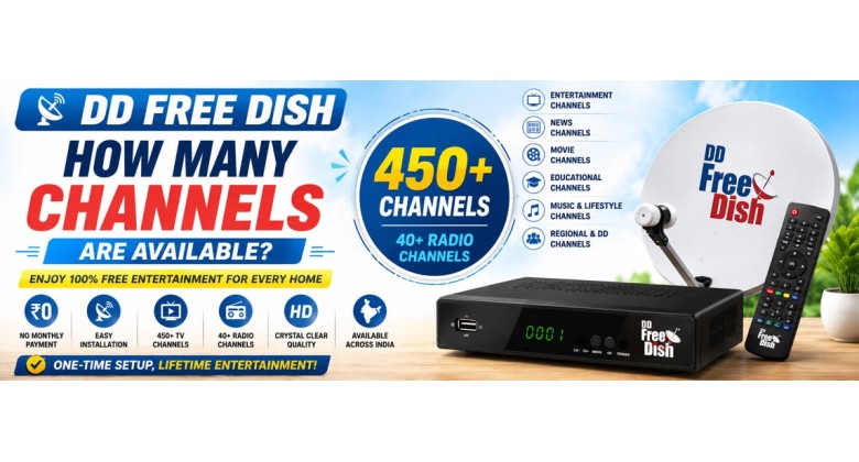 How Many Channels Are Available on DD Free Dish?