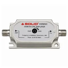 Solid Adjustable 15–30dB Coaxial Line Amplifier