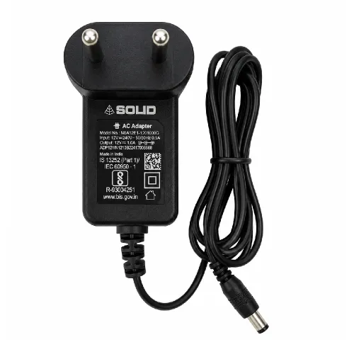 SOLID Power Adapter for Set-Top Boxes 12V SOLID Power Adapter for Set-Top Boxes 12V
