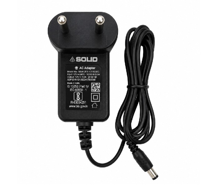 SOLID Power Adapter for Set-Top Boxes 12V