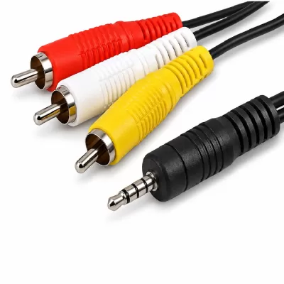 3.5mm to 3 RCA Cable-for Android Box and-Sat Finders home-delivery with online-payment