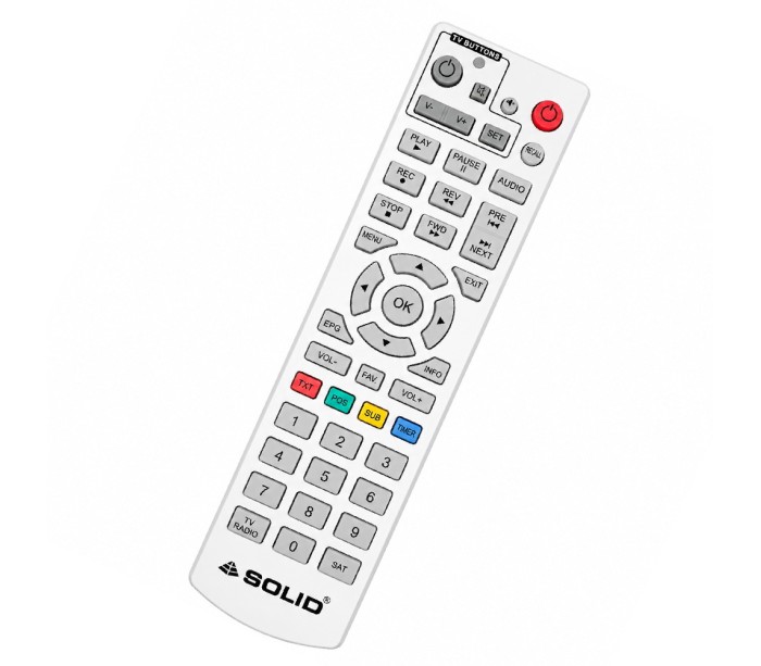 Remote for HDS2-6150, HDS2-8181 ,MPEG-4 Set-Top Box