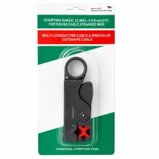 Universal Rotary Coax Coaxial UTP/STP Cable Wire Cutter Stripping Tool Stripper - RG6 / RG-58 / RG-59 / RG-62