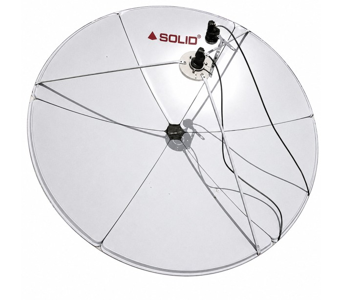 8FT-(240cm)-SOLID-C/KU-PRIME-FOCUS-SATELLITE-C-BAND-RECEPTION-DISH-ANTENNA