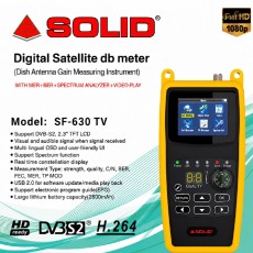 Solid SF-630 TV Digital Satellite dB Meter