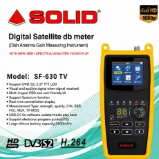Solid SF-630 TV Digital Satellite dB Meter