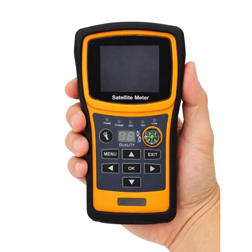 SOLID SF-720 Rechargeable Digital Satellite dB Meter with Torch (2023)