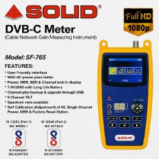 Solid SF-765 Digital Cable TV dB Meter