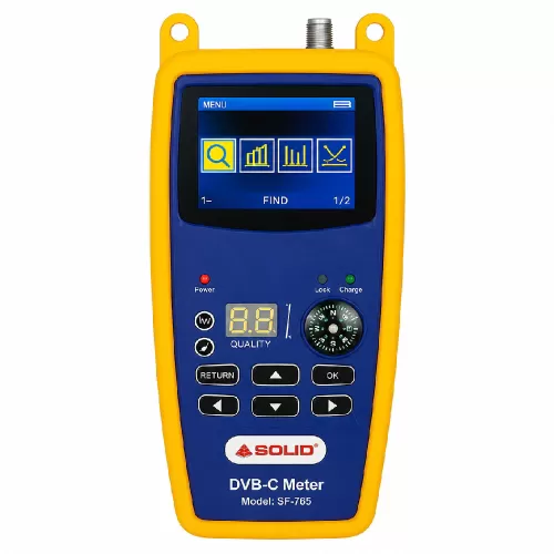 Solid SF-765 Digital Cable TV dB Meter
