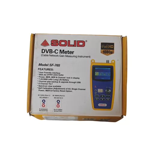 Solid SF-765 Digital Cable TV dB Meter