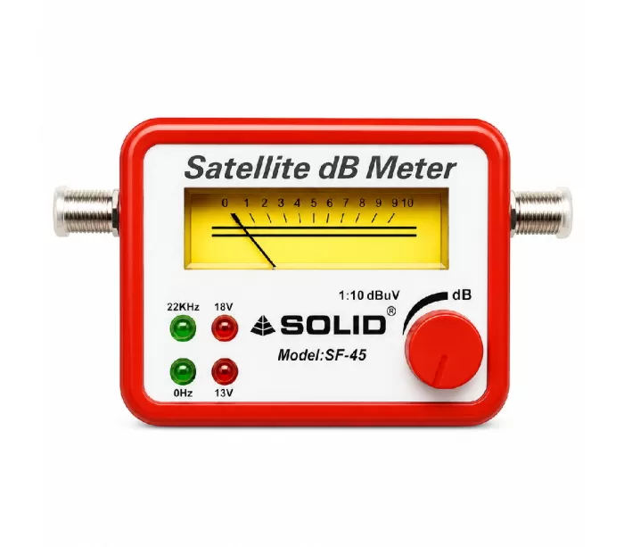 SOLID Analogue SF-45 Satellite dB Meter