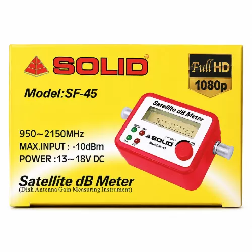 SOLID Analogue SF-45 Satellite dB Meter