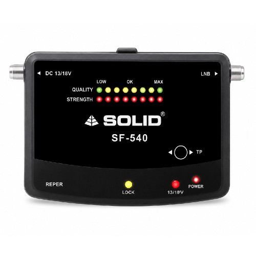 SOLID SF-540 Satellite dB Meter with Bluetooth Interface