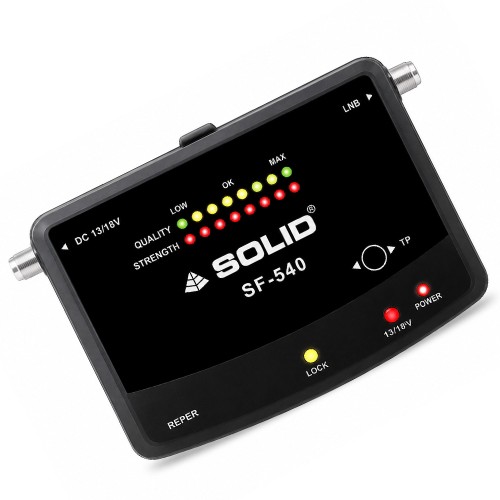 SOLID SF-540 Satellite dB Meter with Bluetooth Interface