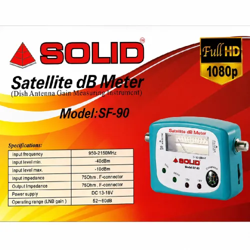 SOLID SF-90 Satellite Analog dB Meter