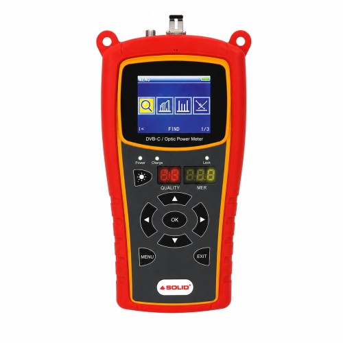 Solid SF-936 CABLE TV DB METER WITH FIBER TEST