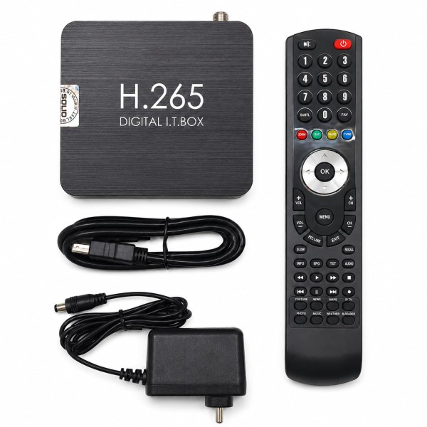 SOLID HDS2X-777 DVB-S2X H.265 10-Bit HEVC Full HD Set-Top Box for DD Free Dish