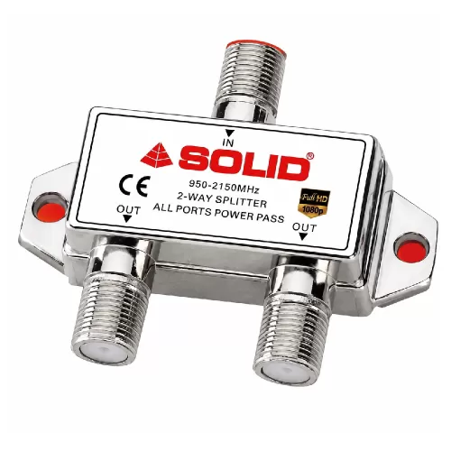 SOLID 2 Way Power Pass Splitter
