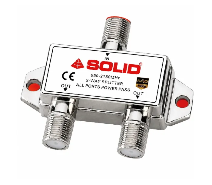 SOLID 2 Way Power Pass Splitter