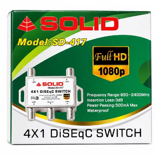 SOLID SD-417 DiSEqC 2.0 Switch - 4in1