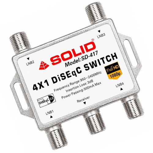 SOLID SD-417 DiSEqC 2.0 Switch - 4in1