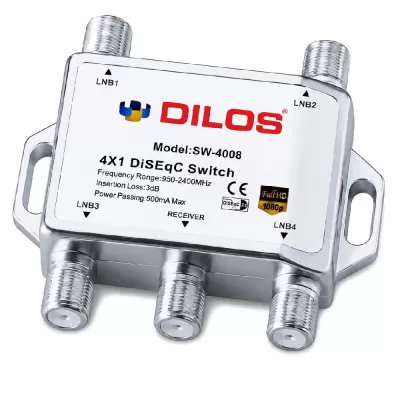 Dilos SW 4008 4in1 DiSEqC 2.0 Switch