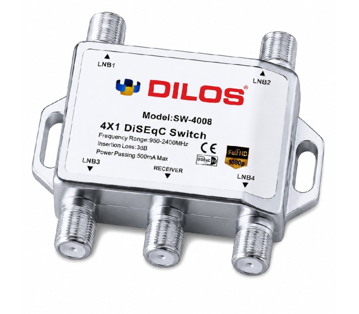 Dilos SW 4008 4in1 DiSEqC 2.0 Switch
