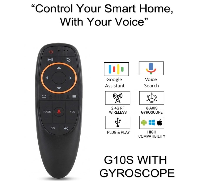 G10s Backlit Voice Air Remote Mouse