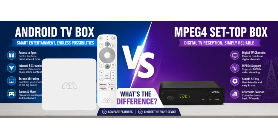 Android TV Box vs MPEG4 Set-Top Box: What’s the Difference?