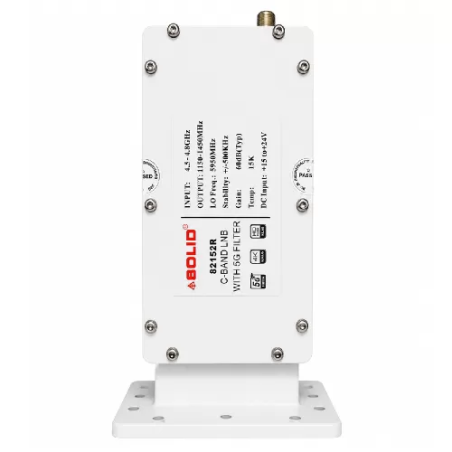 SOLID 82152R Extended C-Band 5G Filter LNBF SOLID 82152R Extended C-Band 5G Filter LNBF
