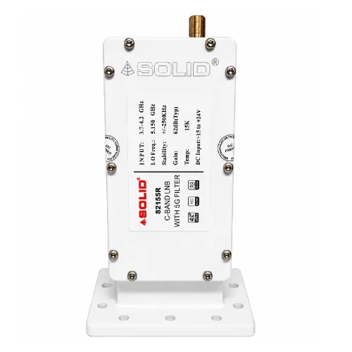 SOLID 82155R C-Band TI and 5G Filter LNBF SOLID 82155R C-Band TI and 5G Filter LNBF