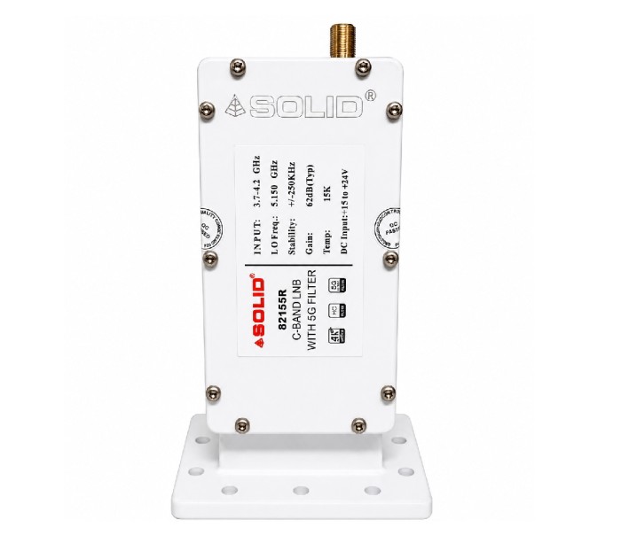 SOLID 82155R C-Band TI and 5G Filter LNBF