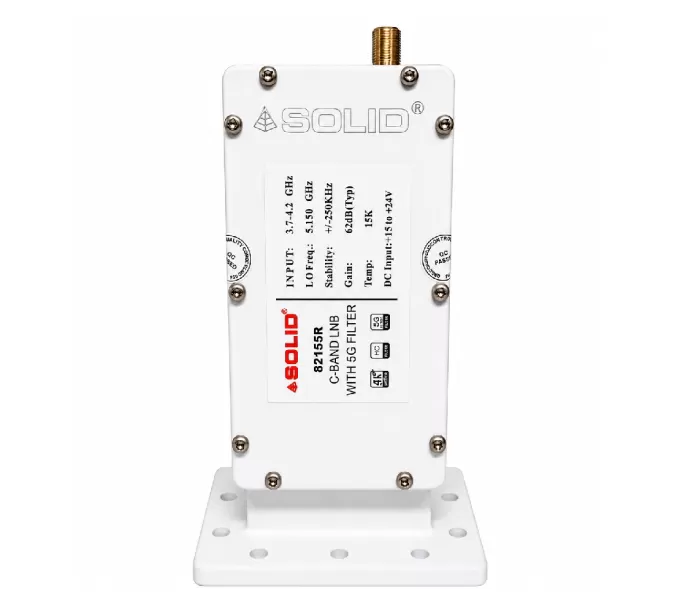 SOLID 82155R C-Band TI and 5G Filter LNBF