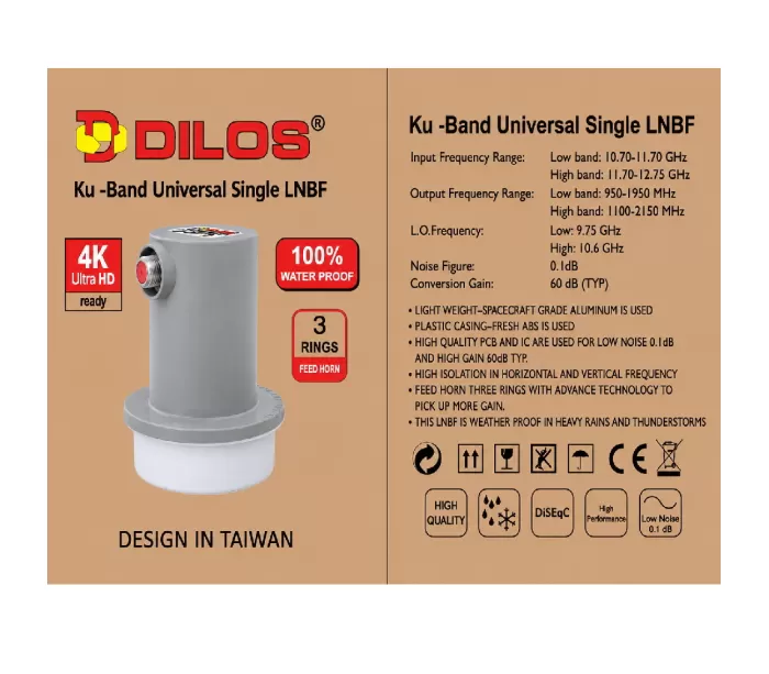 DILOS FS-414 BIG Universal Ku-Band DTH LNB