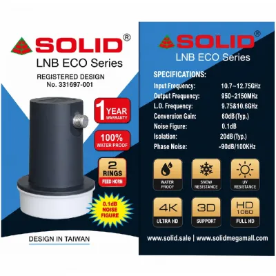 SOLID FS-414 Eco Universal DTH LNB with TI Filter