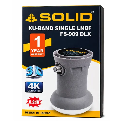 Solid FS-909DLX Universal Single LNBF Solid FS-909DLX Universal Single LNBF
