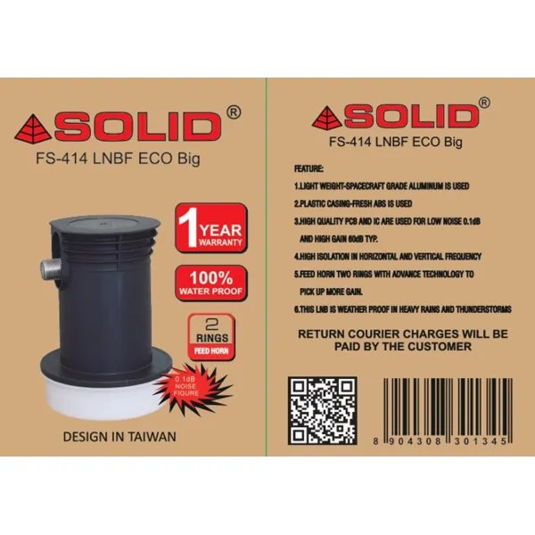 Solid FS-414 Eco BIG Universal Ku-Band DTH LNB