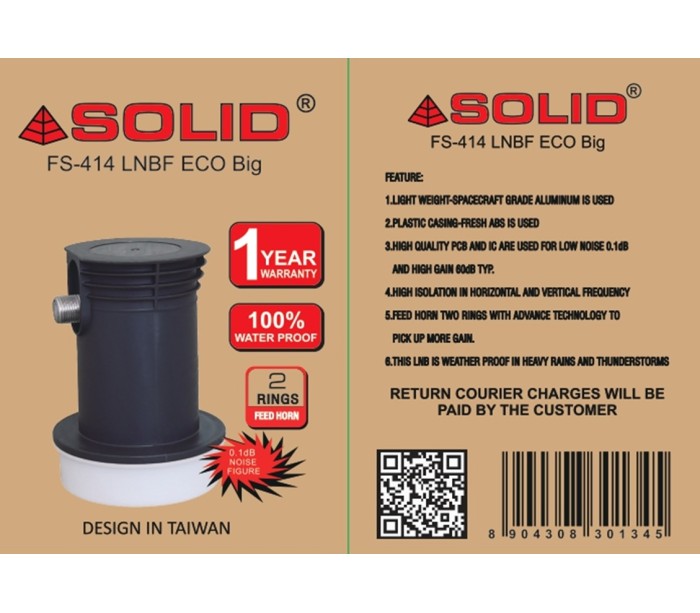 Solid FS-414 Eco BIG Universal Ku-Band DTH LNB