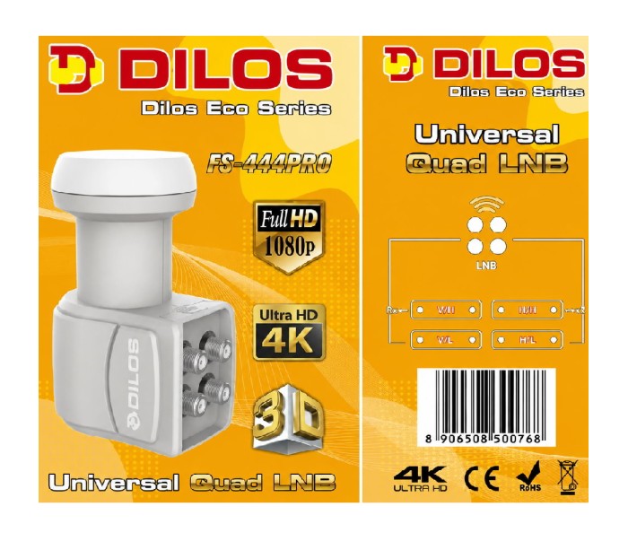 Dilos FS-444 Universal Quad LNB