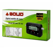 Solid SF-252 Digital Satellite dB Meter | Sat Finder | SOLID
