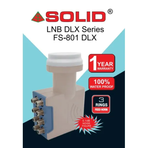 Solid FS-801 DLX Universal 8 Port Ku-Band Full HD LNB