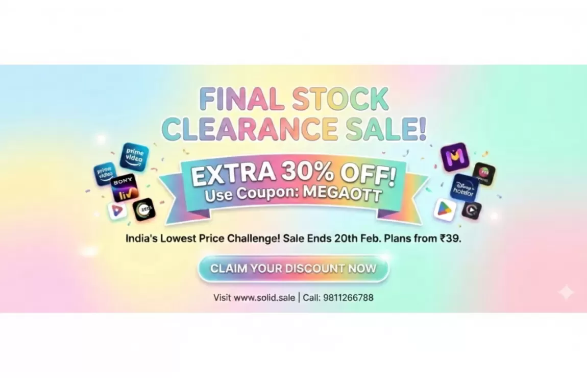 OTT BIGGEST CLEARANCE SALE